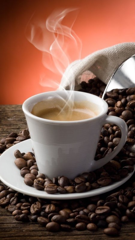 Чашка ароматного кофе