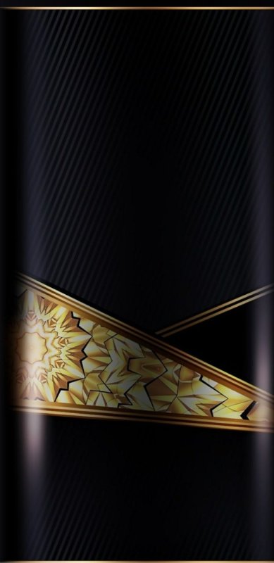 Черный с золотом