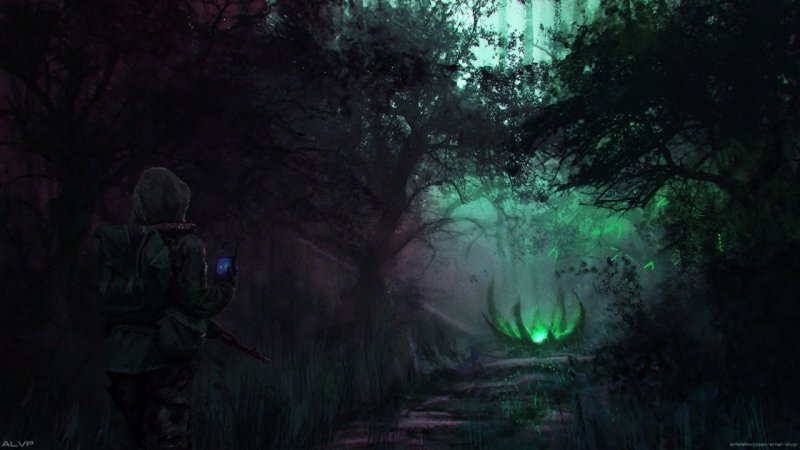 Сталкер аномали арт