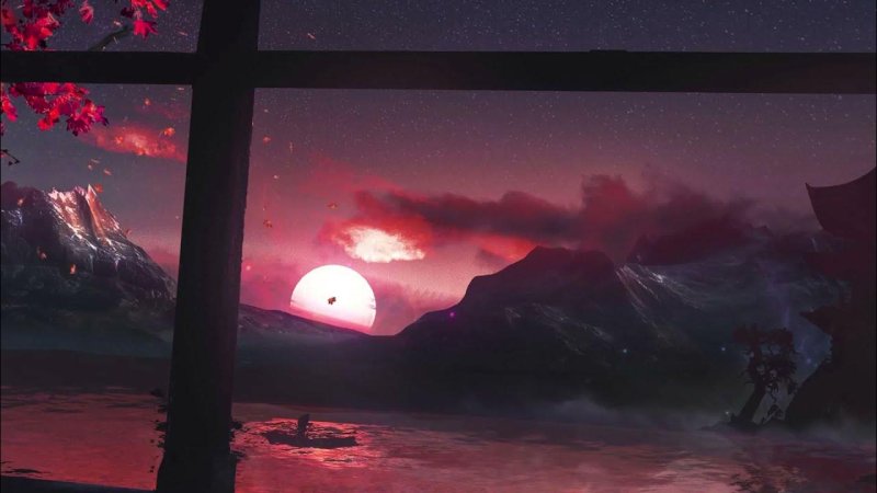 Фон в стиле Японии