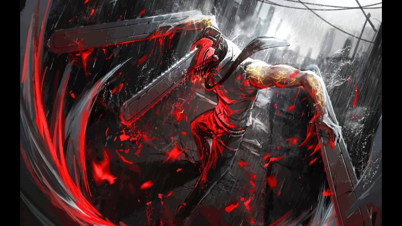 Человек бензопила аниме Денджи