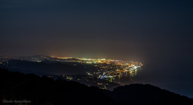 Ночной Сочи Адлер