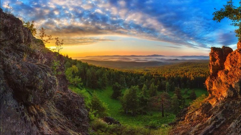 Уральские горы в Башкирии