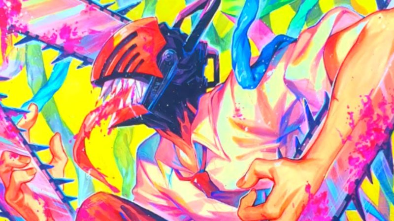 Денджи человек бензопила арт