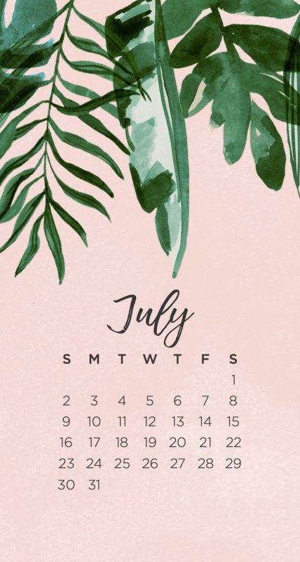 Календарь красивые для телефона