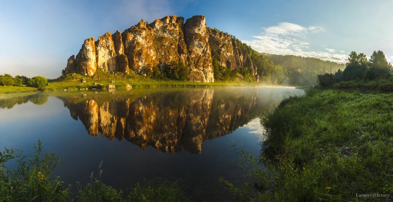 Река белая Агидель Башкирия