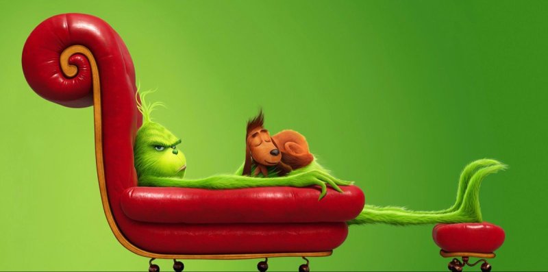 Гринч в кресле