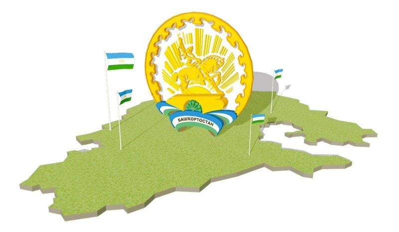 Флаг Республики Башкортостан