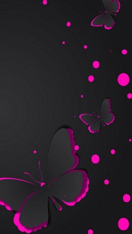 Бабочка на темном фоне