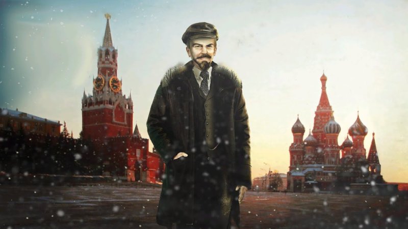 «В. И. Ленин на фоне Кремля» (1924)