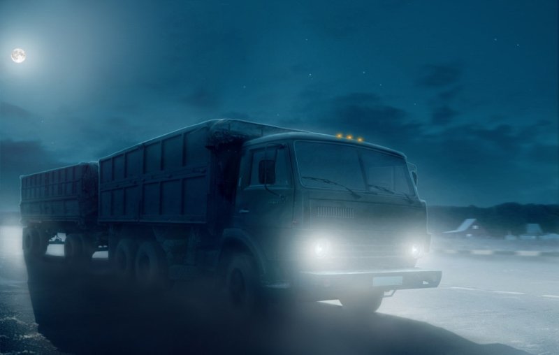 КАМАЗ 5320 дальнобойщик