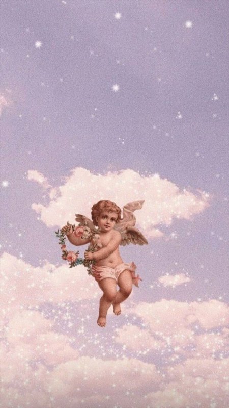 Ангел на облаке
