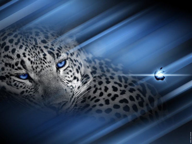 Синий леопард