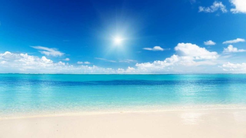 Море небо солнце