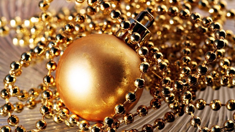 Золотые обои