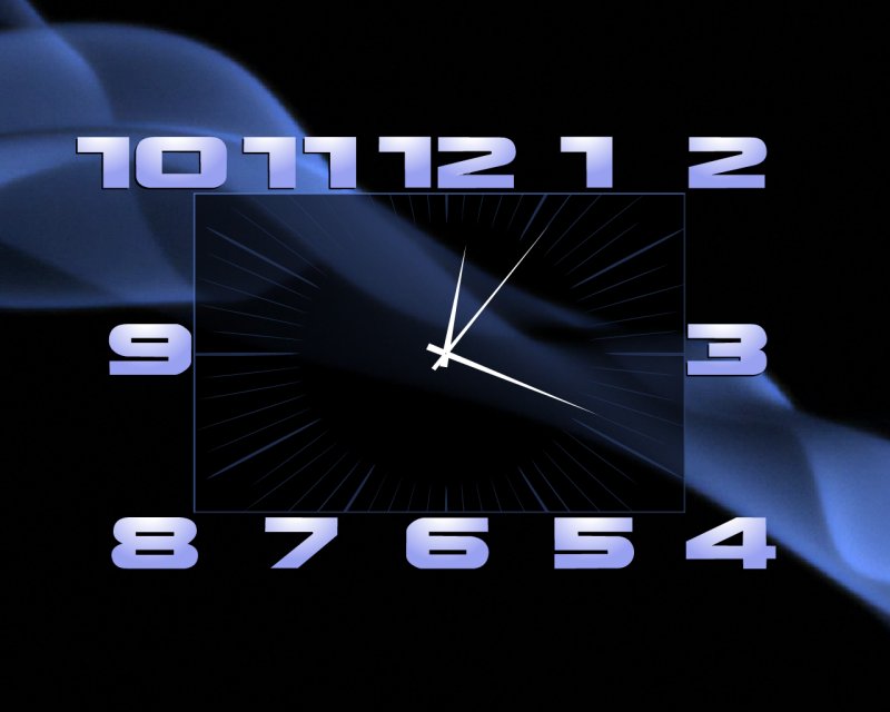 Аналоговые часы на рабочий стол