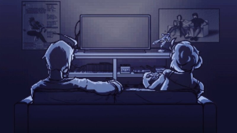 Сцена ожидания для стрима