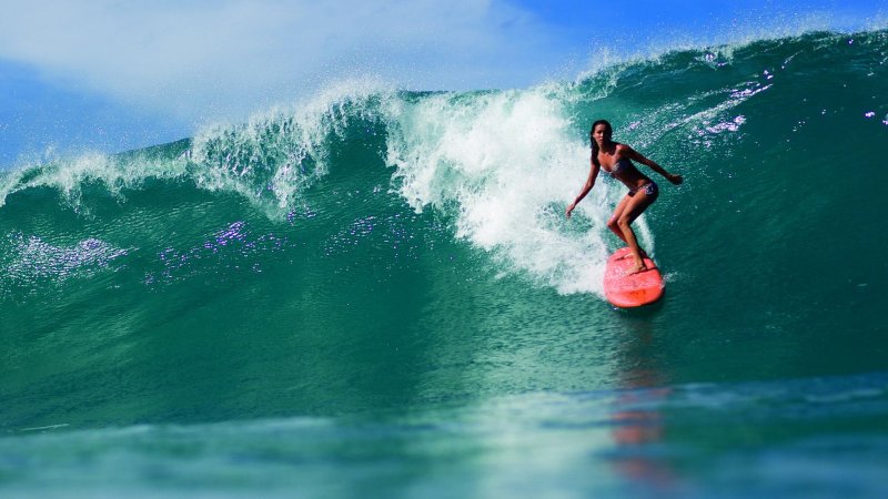 Бали океан серфинг