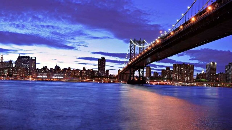 Манхэттен мост Нью-Йорк