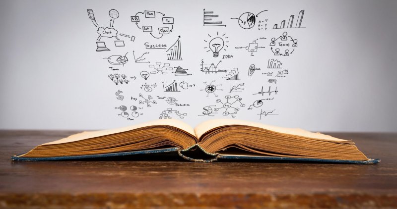 Красивый фон с книгами