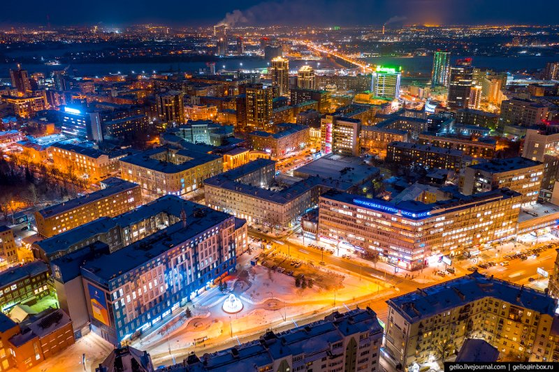 Gelio ночной Новосибирск