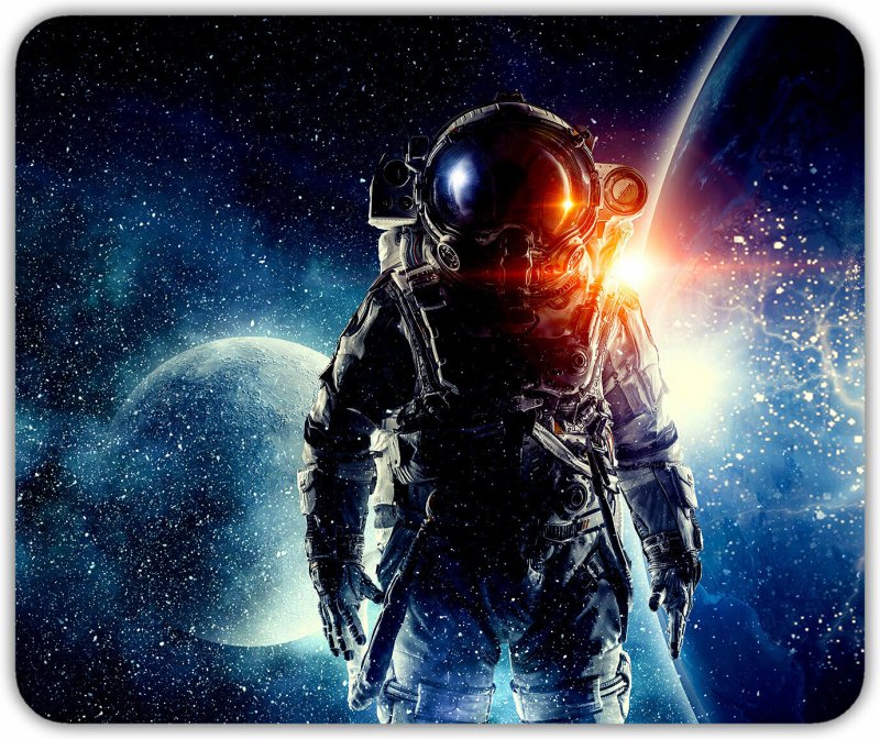 Космонавт в космосе