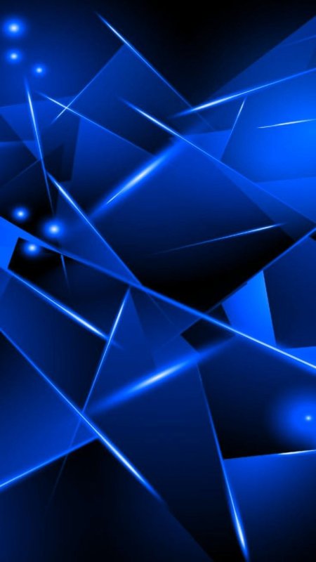 Сине голубая абстракция