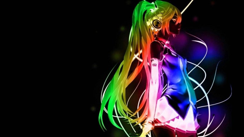 Аниме гирл неон