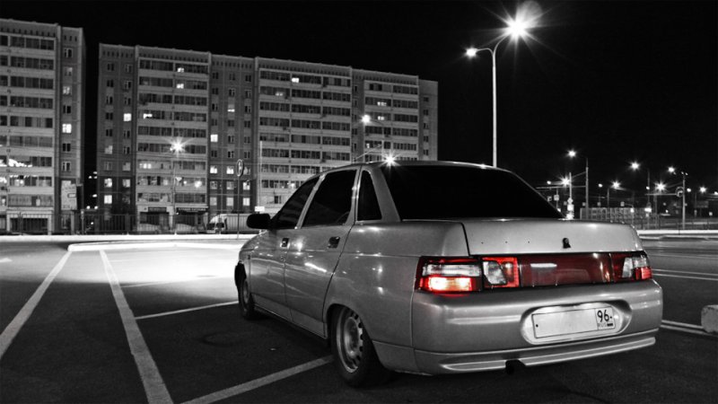 ВАЗ 2110 бункер серебристый