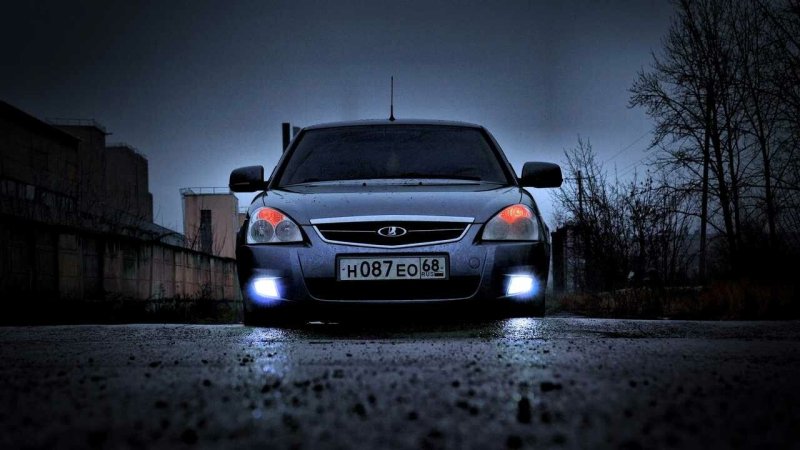 Чёрная Приора 4к