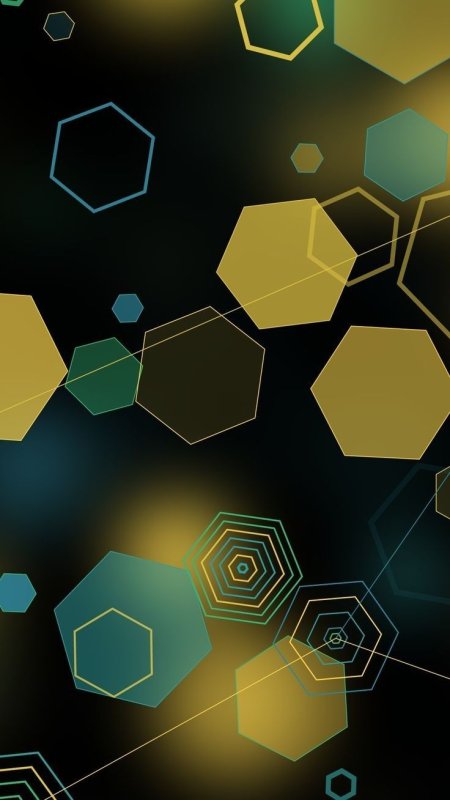 Геометрические заставки для телефона