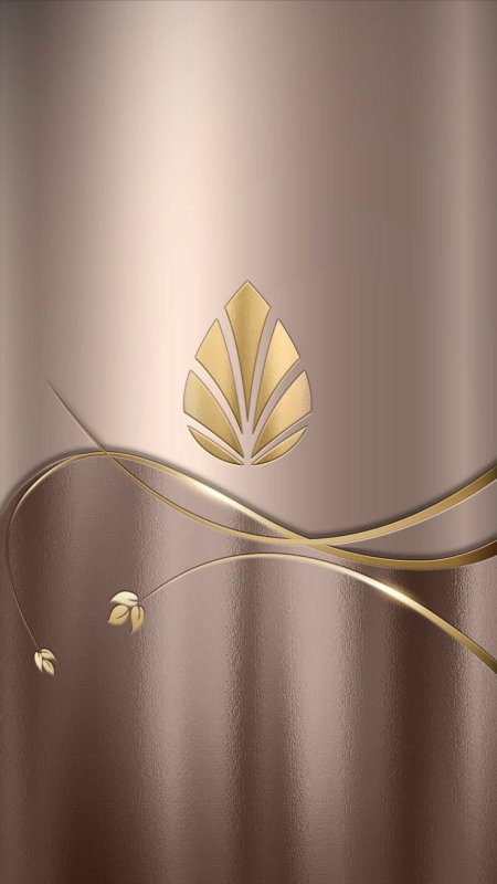 Золотые обои на телефон