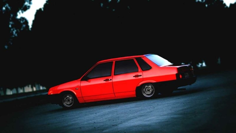 ВАЗ 2199 красная