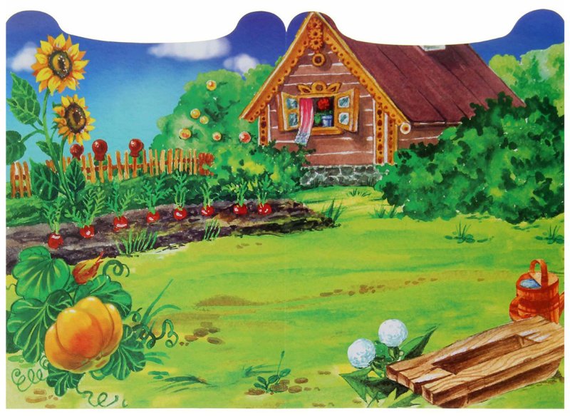 Домик в огороде для детей