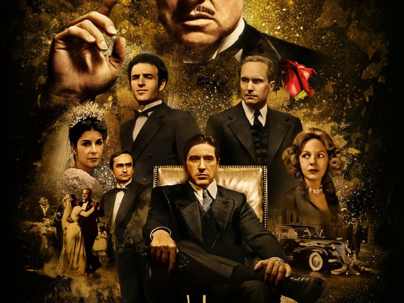 Крестный отец 50 летие фильма Постер