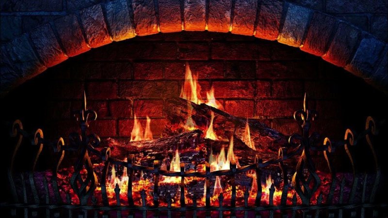 Камин на рабочий стол