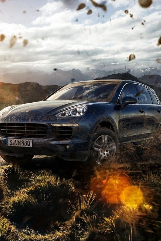 Порше Кайен обои на айфон