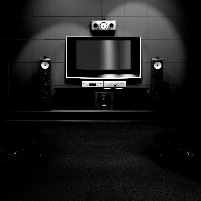 Телевизор черный