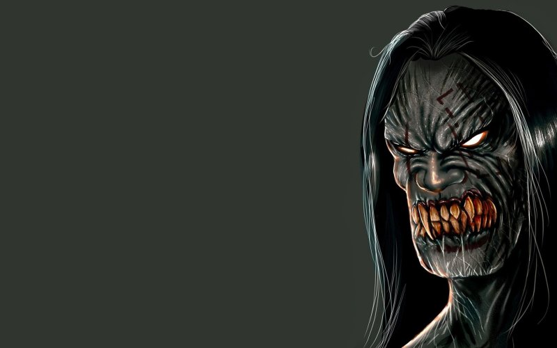 Страшные заставки на телефон