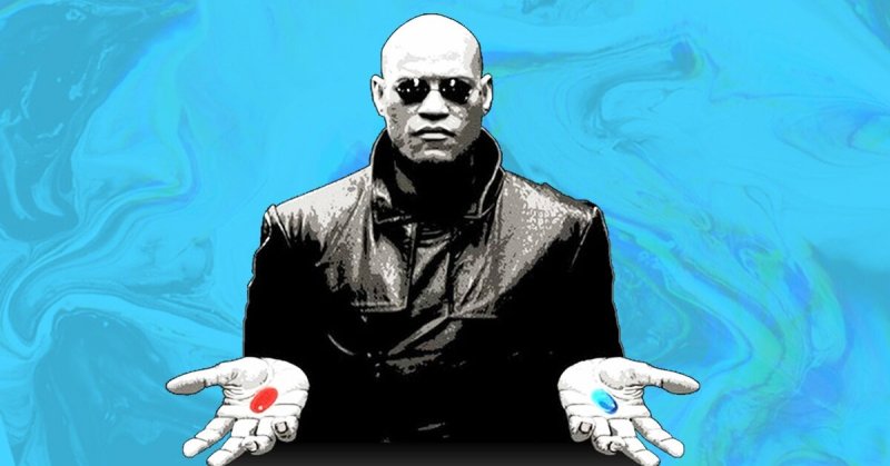 Матрица Морфеус две таблетки