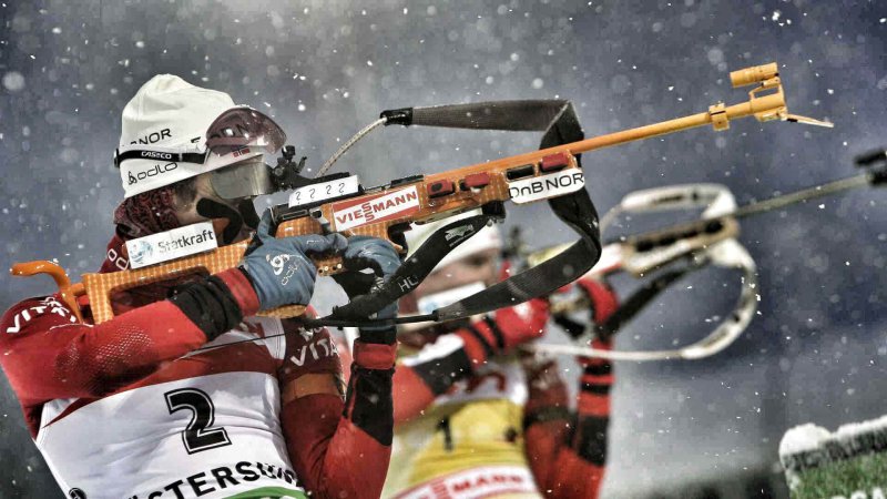 Биатлон фон