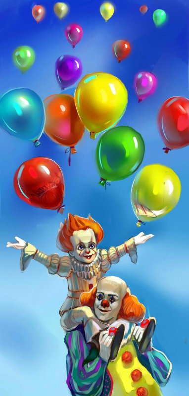 Клоун заставка на телефон