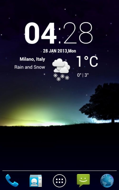 Виджеты на рабочий стол смартфона