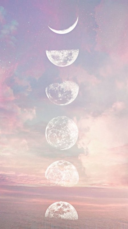 Розовая Луна Эстетика