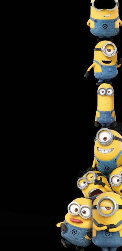 Миньон с телефоном