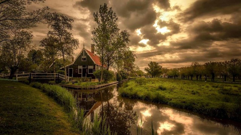 Деревенский пейзаж