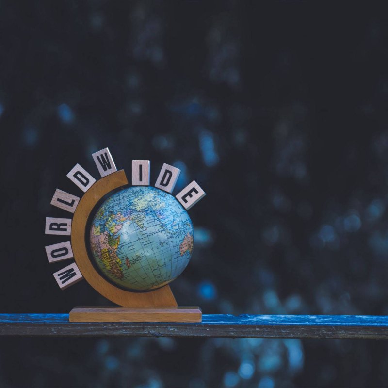 Обои с глобусами и звездами