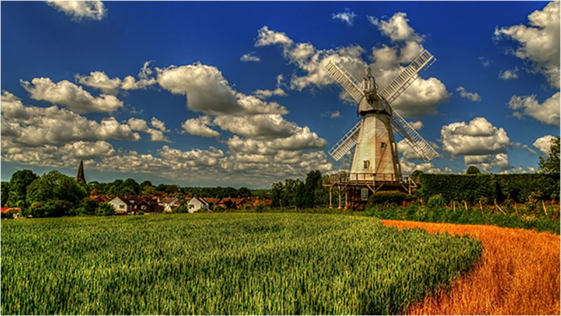 Ветряная мельница в Пушкинских горах