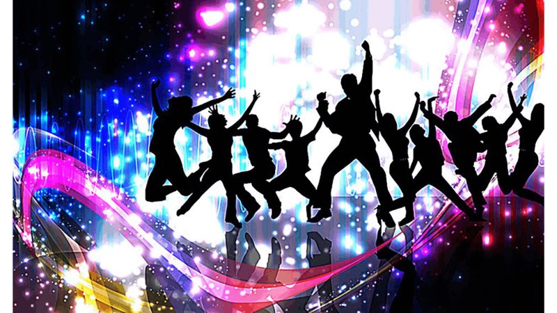 Танцующая молодежь