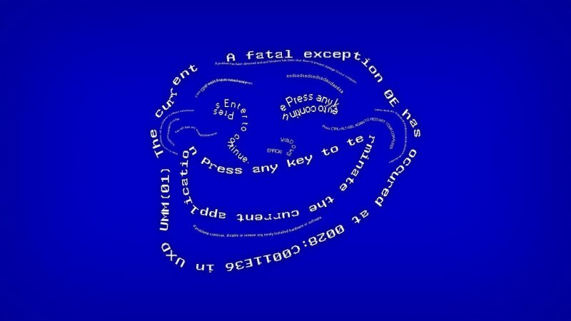 Синий экран